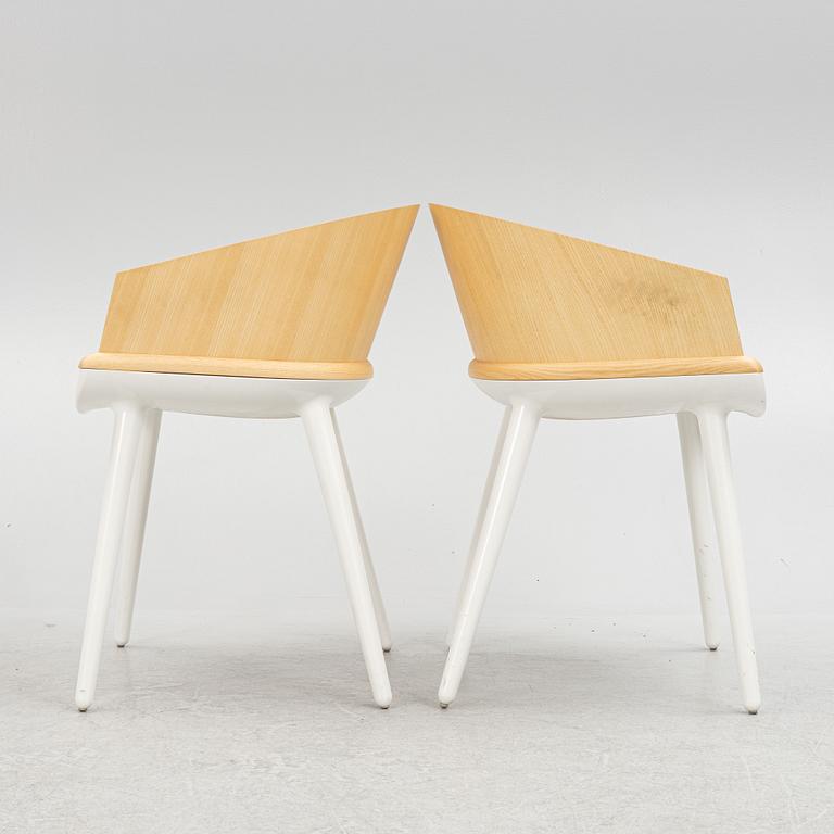 Marcel Wanders, a pair of "Cyborg" armchairs, Magis, Italy.