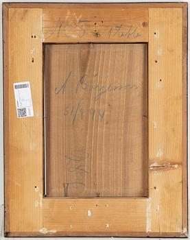 AGNES BÖRJESSON, oil on panel, signed.