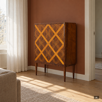 Swedish Modern cabinet, 1940s/50s.