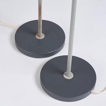 Harald Notini, a pair of floor lamps, model "15744", Arvid Böhlmarks Lampfabrik, 1950s.