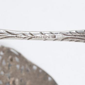 A 26-piece 'Rosen' silver dessert flatware-service, including mark of GEWE, Malmö 1967.