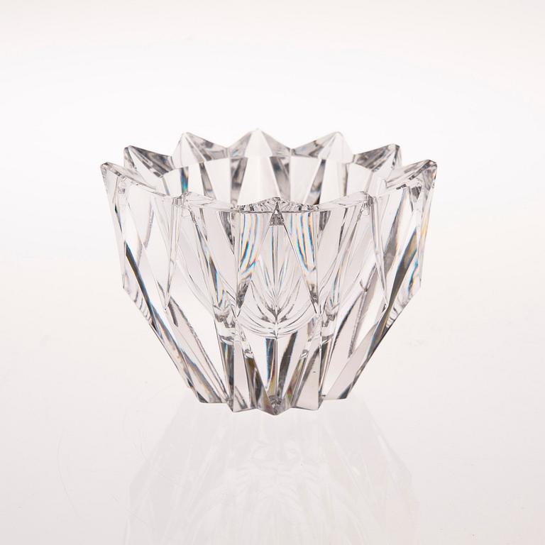 SKÅL, glas, "Näckros", signerad Aimo Okkolin, Riihimäen Lasi Oy.