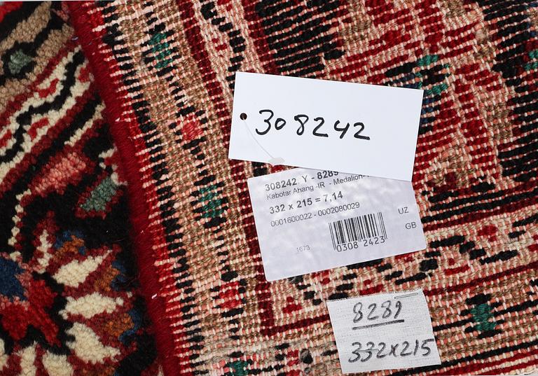 A carpet, Mehraban, 332 x 215 cm.