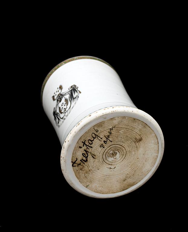 MUGG, porslin, Kina, Qing dynastin, Qianlong (1736-95).