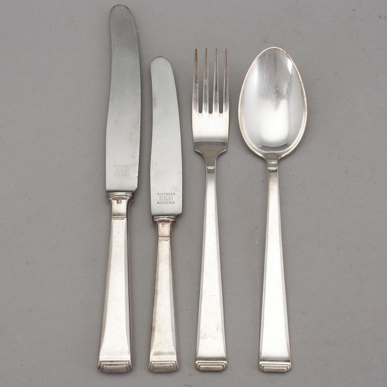 BESTICK, 144 delar, nysilver, Solingen Oka, Tyskland, 1900-talets mitt.