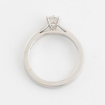 A Patrik af Forselles brilliant cut diamond solitaire ring, ca 0.60 ct.