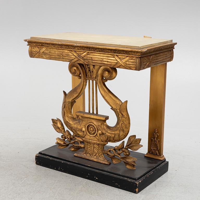 An Empire Console Table, first half of the 19th Century.