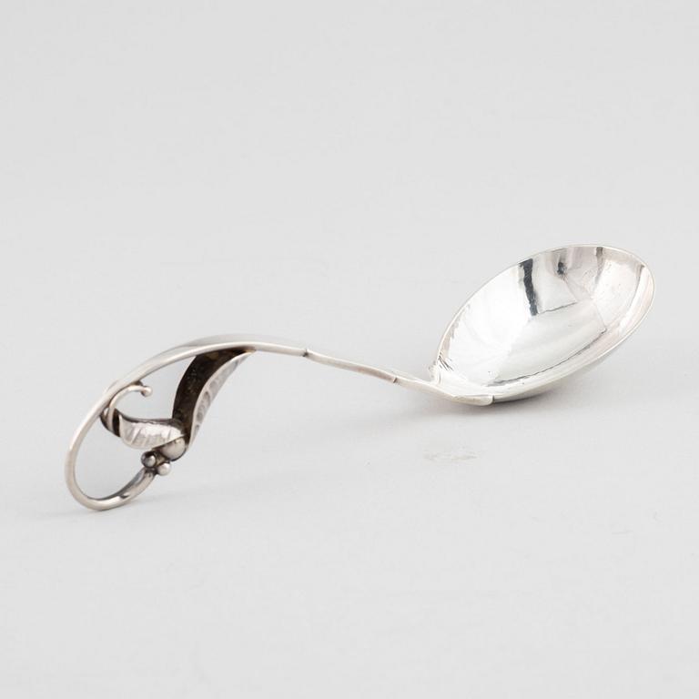 Georg Jensen, a silver serving spoon, Denmark, after 1950.