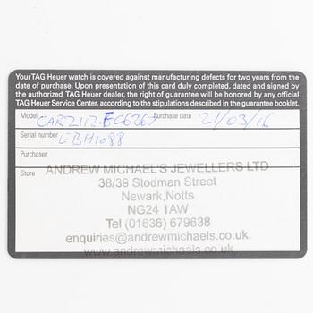 Tag Heuer, Carrera, 300 SLR, "Limited Edition", chronograph, wristwatch, 41 mm.