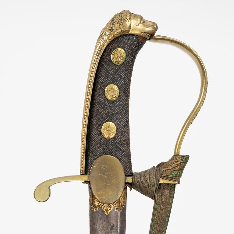 A Swedish officer's sabre from around the year 1800.