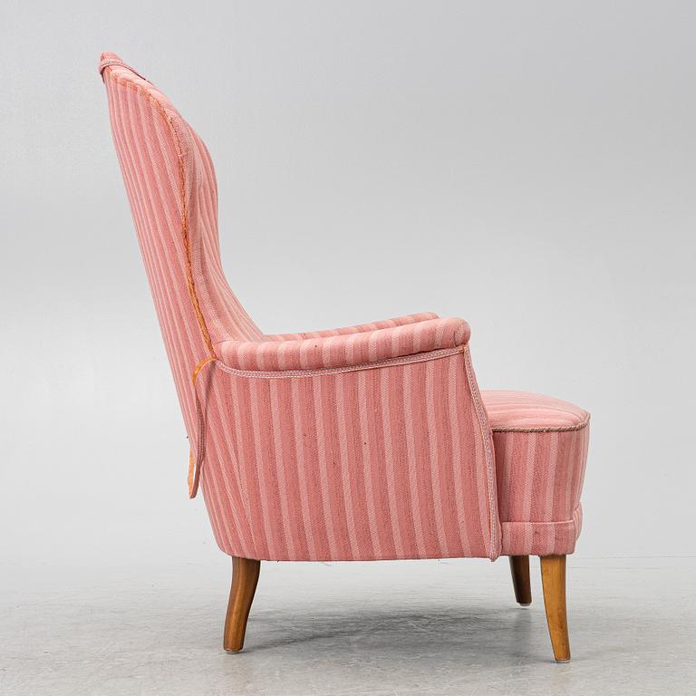 Carl Malmsten, armchair, "Farmor", second half of the 20th century.