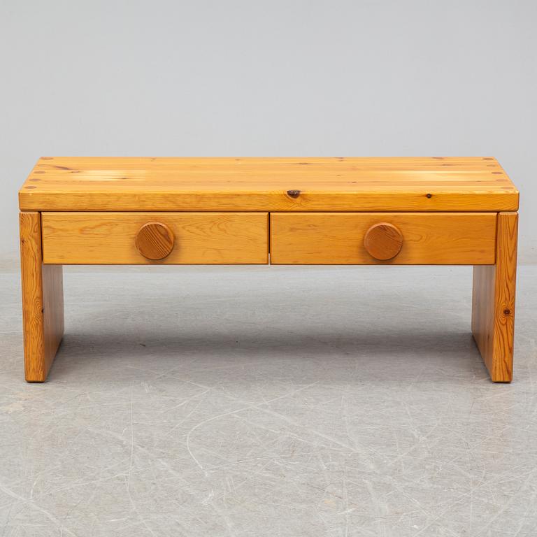 A pine bench, 1960's/70's.