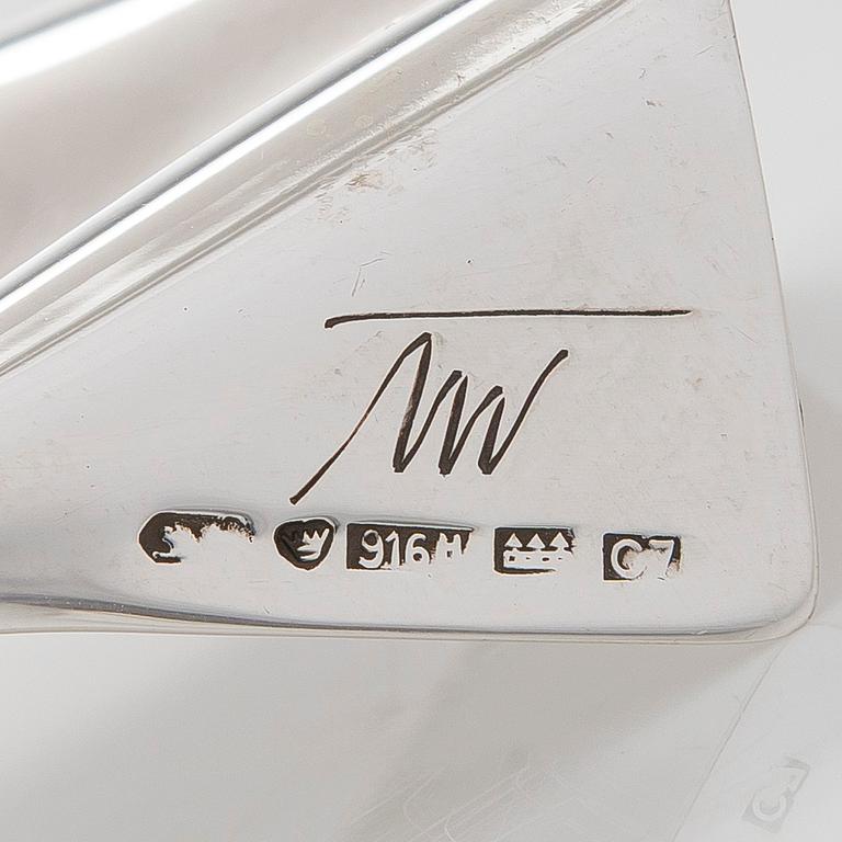 Tapio Wirkkala, skålar, 3 st, silver. Kultakeskus, Tavastehus och Hopeatehdas, Helsingfors, 1956-66.