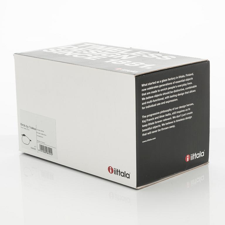 Oiva Toikka, glasfågel, "Kuulas". Signerad O. Toikka Nuutajärvi.