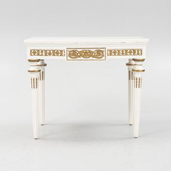 A late gustavian table in the manner of Pehr Ljung (1743-1819).