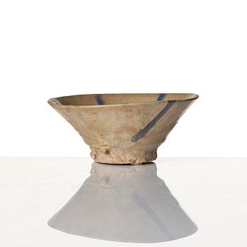 Skål, lergods, Keshan, Persien, omkring 1200 e.kr.