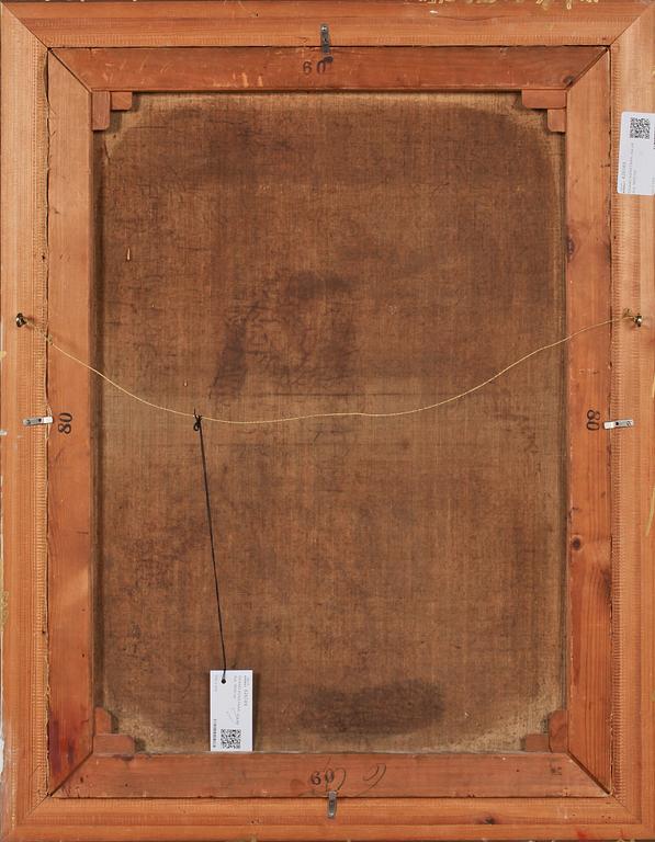 OKÄND KONSTNÄR, olja på duk, 1800-tal.