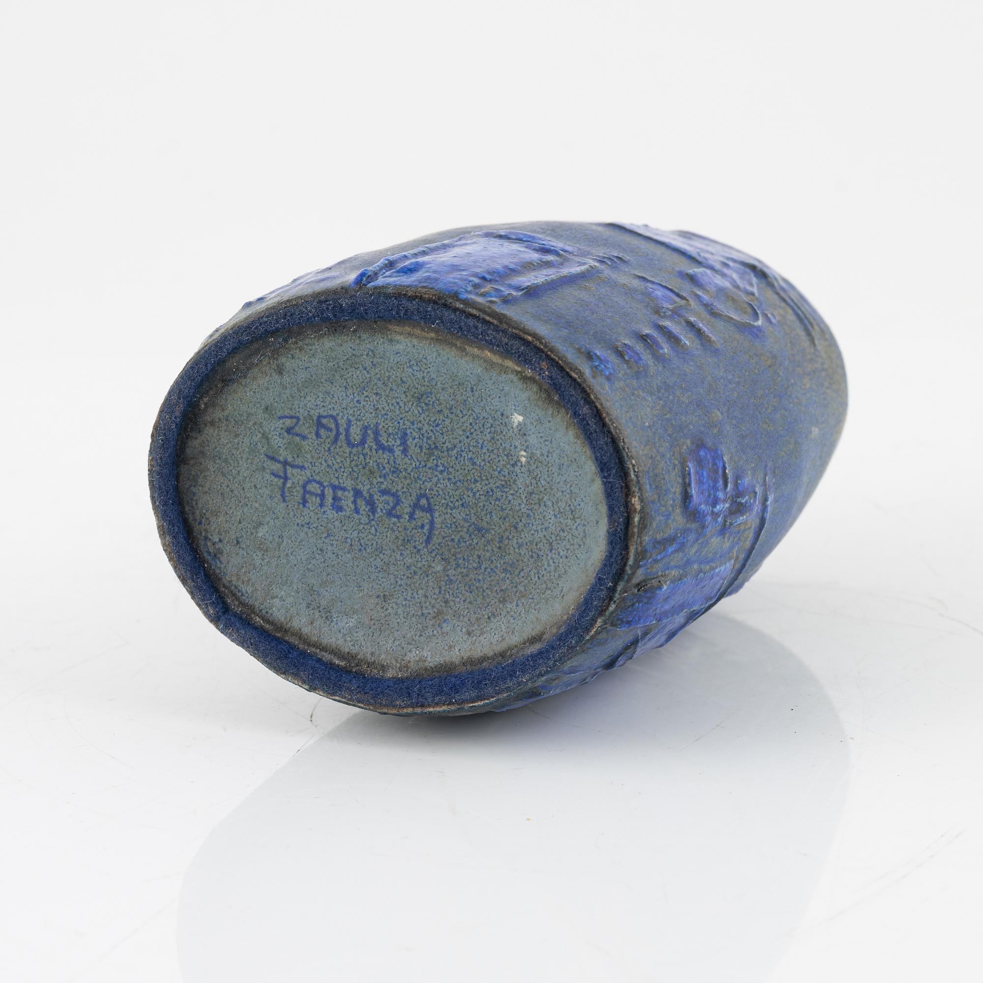Carlo Zauli, a ceramic vase, Faenza, Italy.
