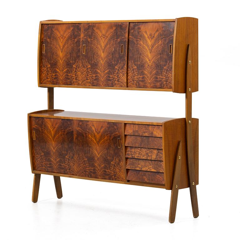 Bookcase/cabinet, 1960s.