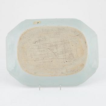 Stekfat, kompaniporslin, Kina, Qianlong (1736-95).