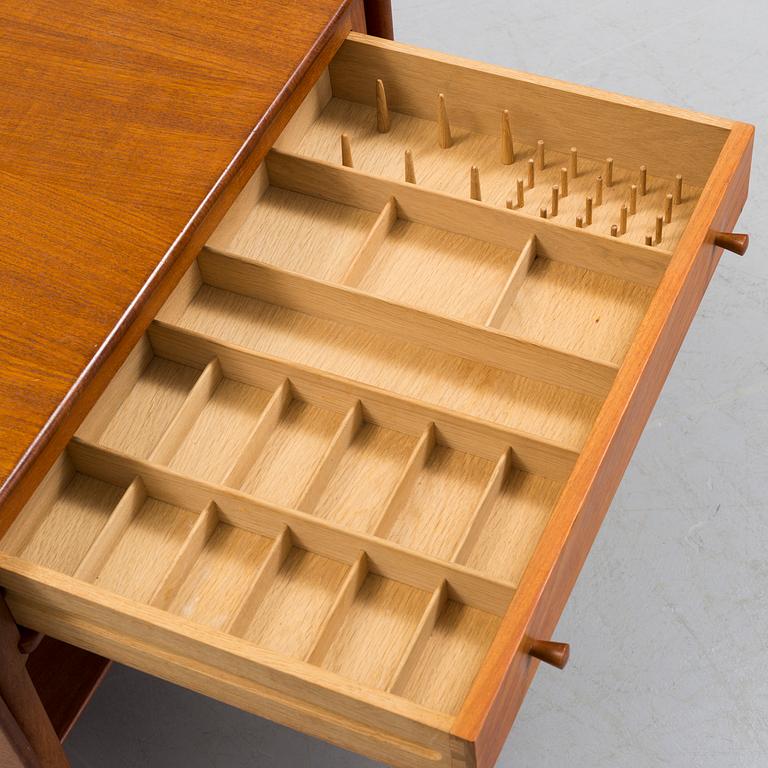 HANS J. WEGNER, "AT-33", sewing table. For Andreas Tuck, Denmark, second half of the 20th century.
