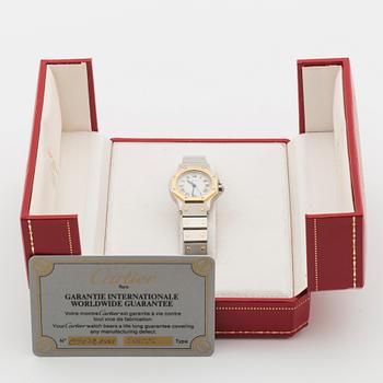 CARTIER, Santos, wristwatch, 24 mm,