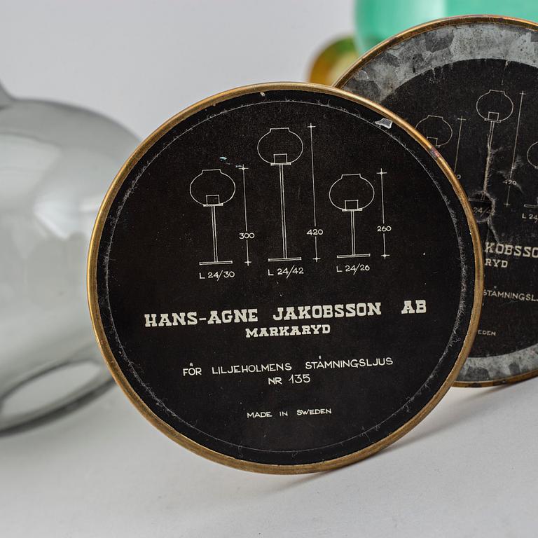 HANS-AGNE JAKOBSSON, ljuslyktor, 3 st.