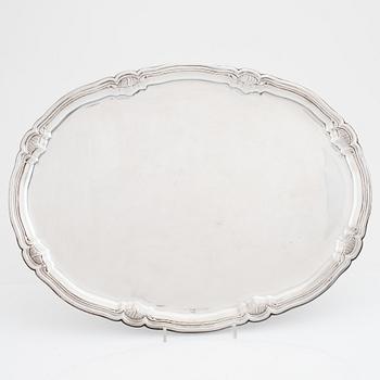 GAB, bricka, sterlingsilver, Stockholm 1938.
