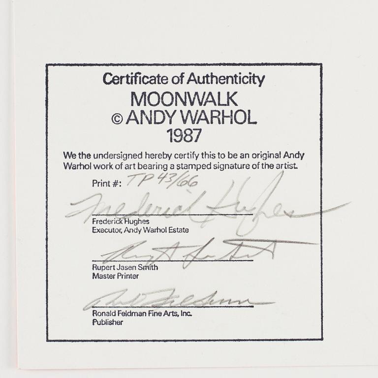 Andy Warhol, "Moonwalk".