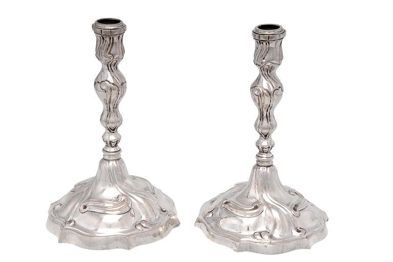 CANDLESTICKS A PAIR.