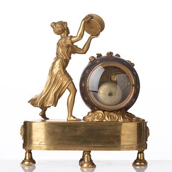 A French Empire early 19th century mantel clock.