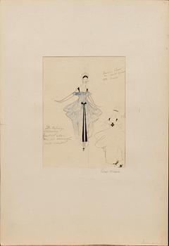 EINAR NERMAN, attributed, drawing, unsigned.