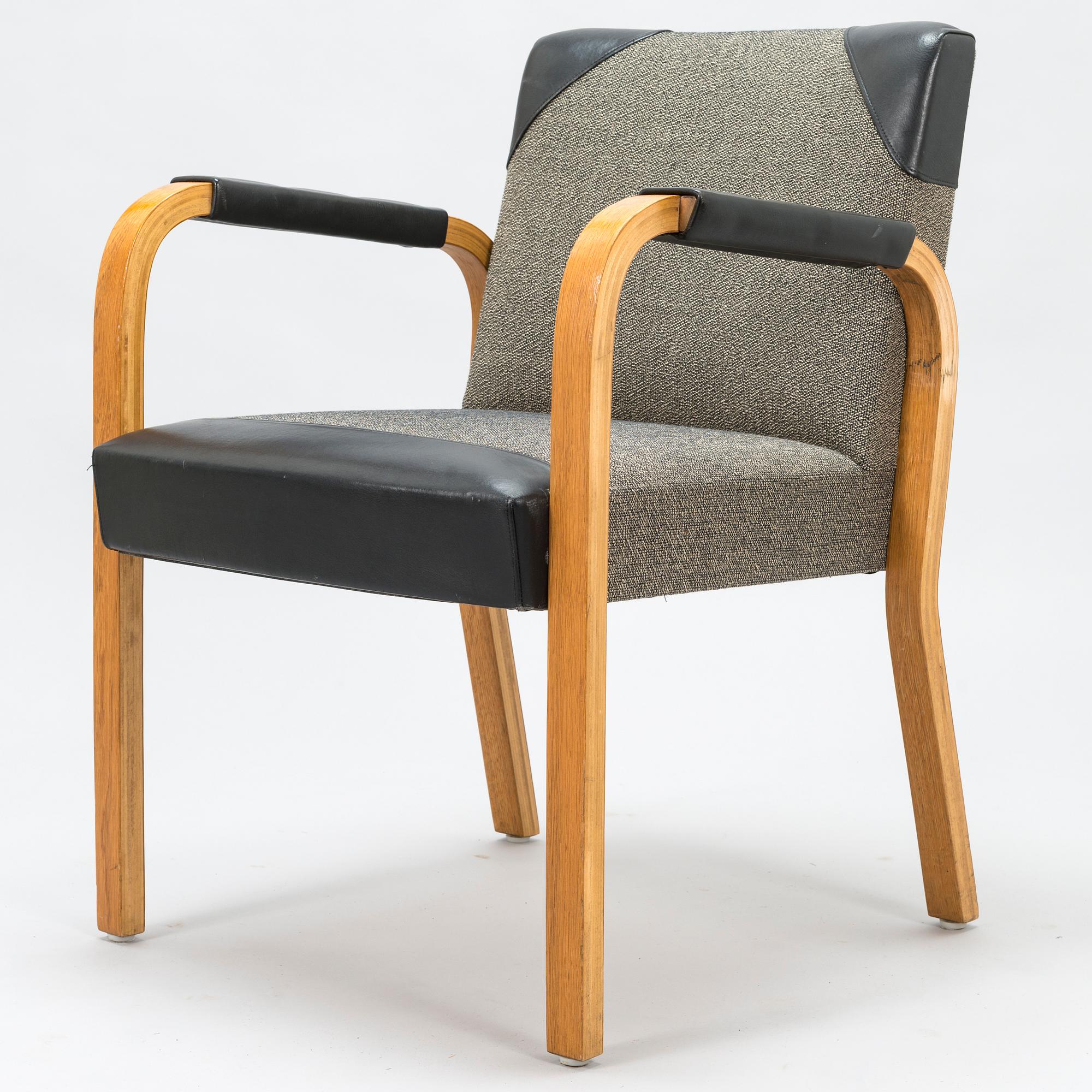 ALVAR AALTO. A late 20th century model 46 armchair. Made to order.