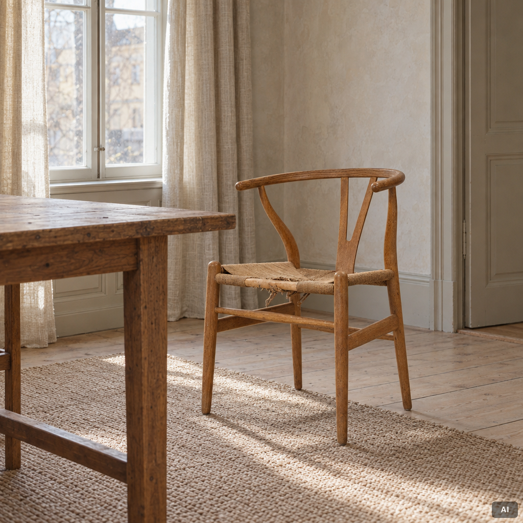 Hans J. Wegner, Chair, model “CH24”, Carl Hansen & Søn, Denmark.