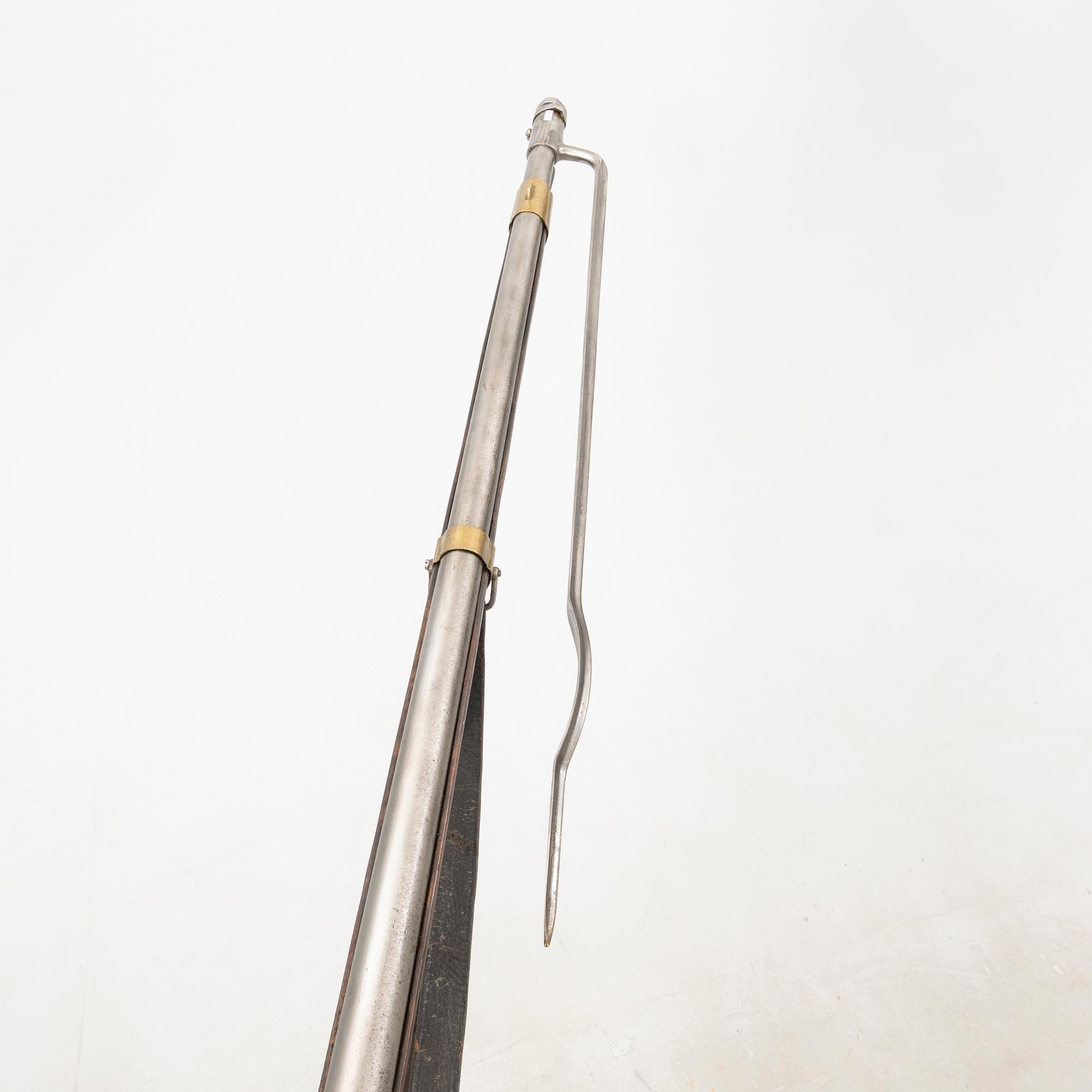A Swedish flintlock gun 1799 pattern.