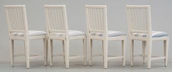 STOLAR, 4 st, Gustavianska provinsarbeten, 1800-tal.