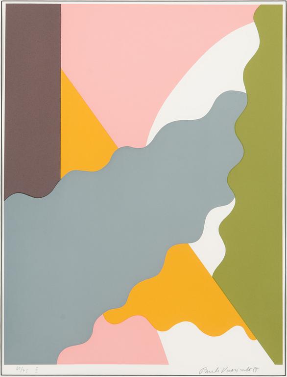 Pauli Vuorisalo, serigraph, signed and dated 88, numbered 60/75 II.