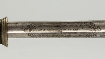 SABEL med balja, England, 1800-talets andra hälft.