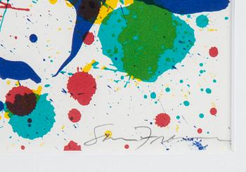 Sam Francis, lithograph in colours, signed 9/100.