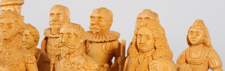 FIGURINER, 23 st. Trä. Olle Eriksson, sign. o dat. 1976.