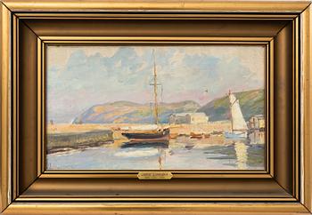 Justus Lundegård, oil on canvas signed.