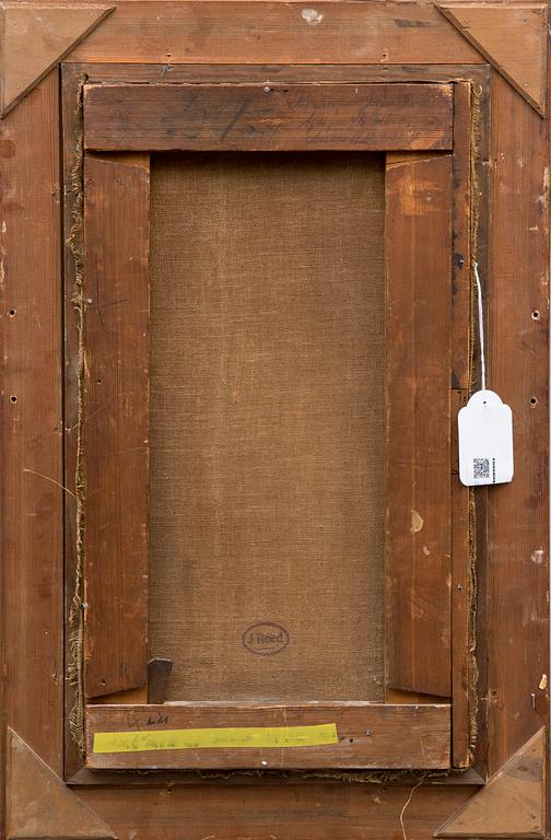 JÖRGEN ROED, olja på duk, signerad och daterad 1872. Stämplad J. Roed a tergo.