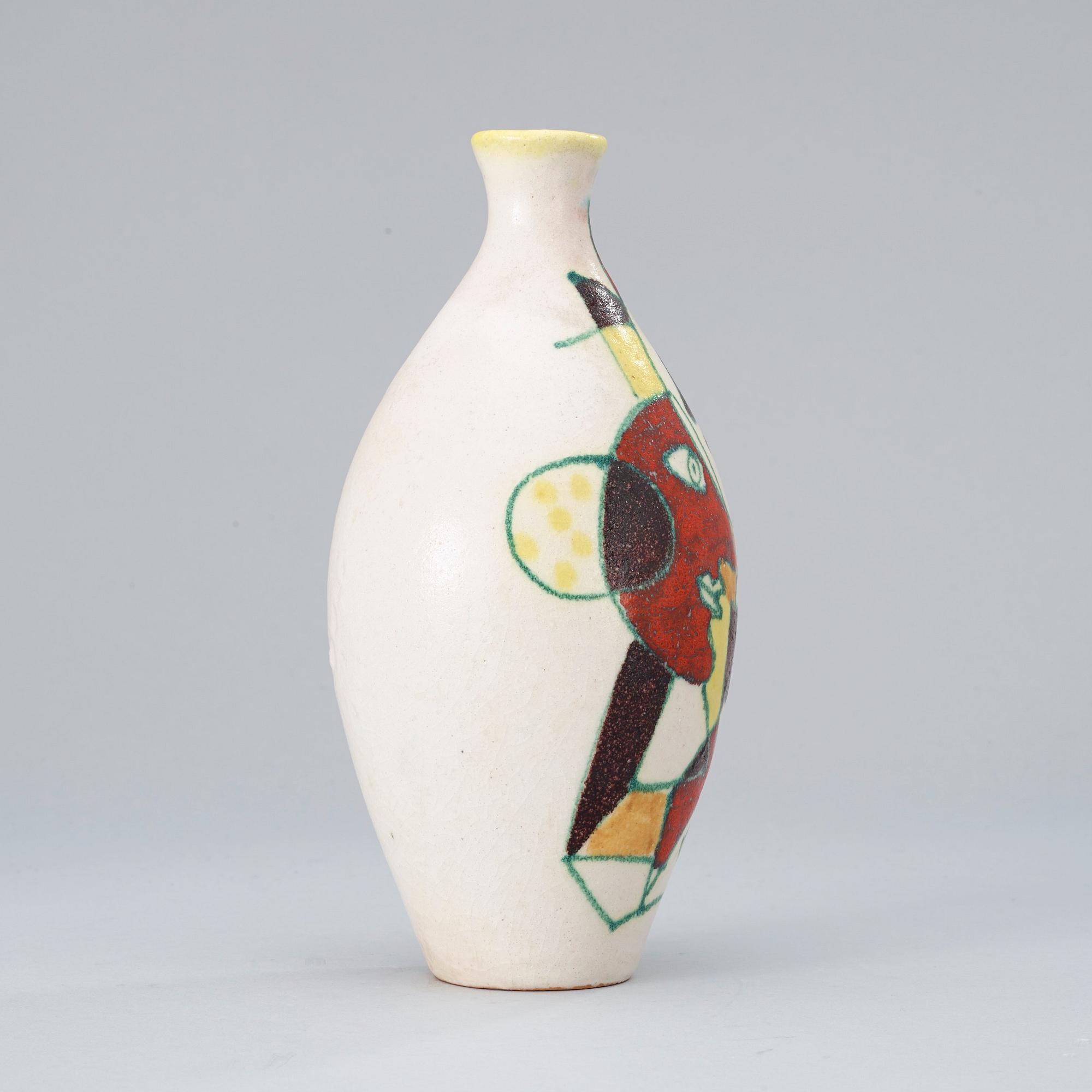 A Guido Gambone ceramic vase, Italy 1950's.