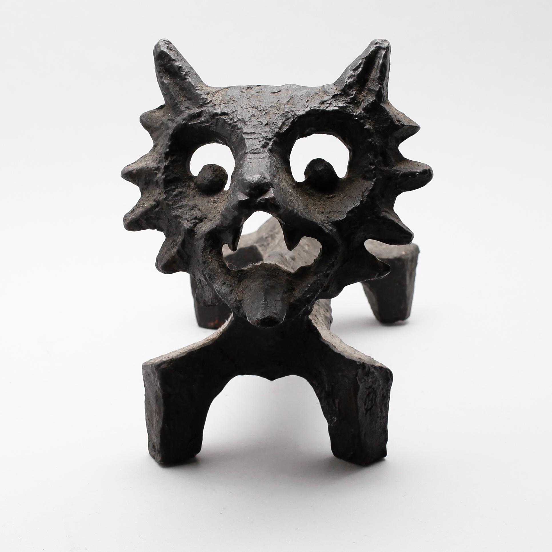 ELDHUND, gjutjärn, "Räven", Olle Hermansson, Husqvarna, 1960-tal.