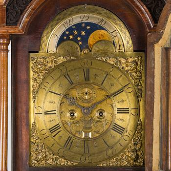 Longcase clock by Matthew Bushel, Aston England.