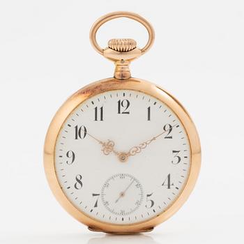 Omega, pocket watch, 14K gold, 49.5 mm.