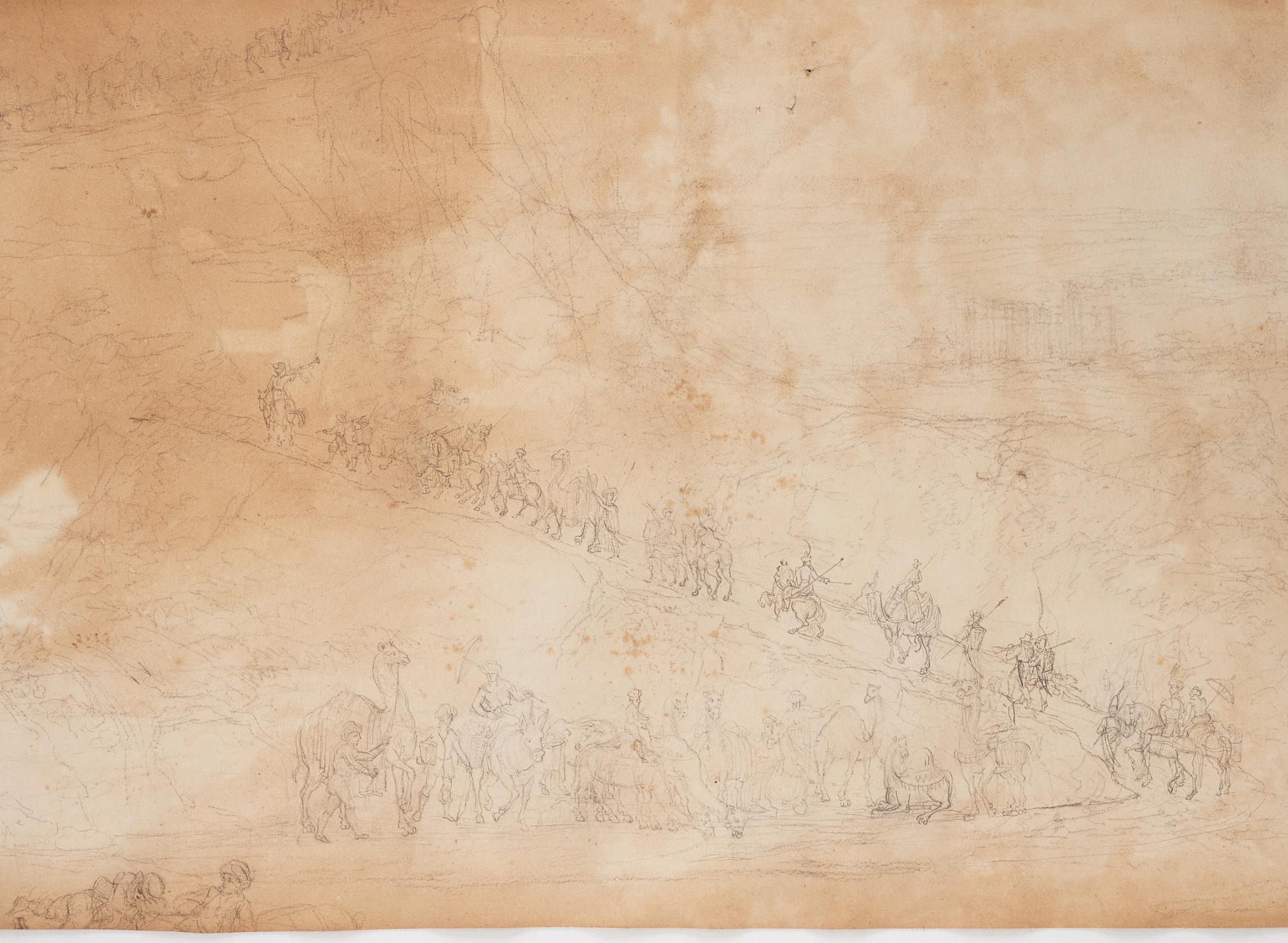 Louis Belanger, "Veu du pont de Grezin sur de Rhone".