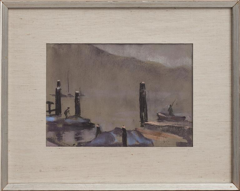 LOTTE LASERSTEIN, blandteknik, signerad.