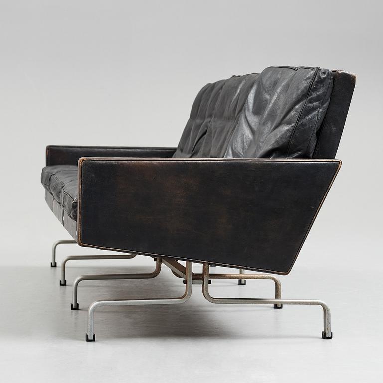 Poul Kjaerholm, a "PK31-3" sofa, edition E Kold Christensen, Denmark 1960's.