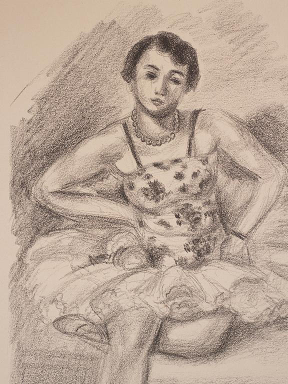Henri Matisse, "Danseuse assie", from: "Dix danseuses".